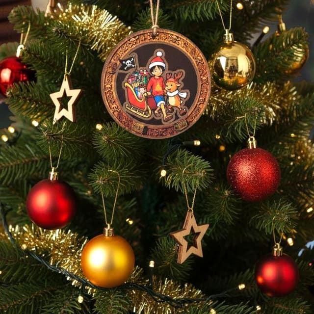 Adornos navideños Luffy - Imagen 2