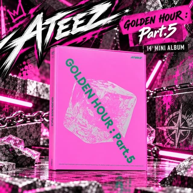 Ateez- 14th Mini Album GOLDEN HOUR: Part.5 - Imagen 3