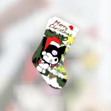 Calcetín navideño Kuromi - Imagen 1