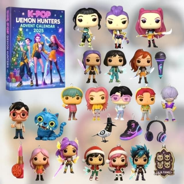 Calendario de adviento Huntrix - Imagen 2