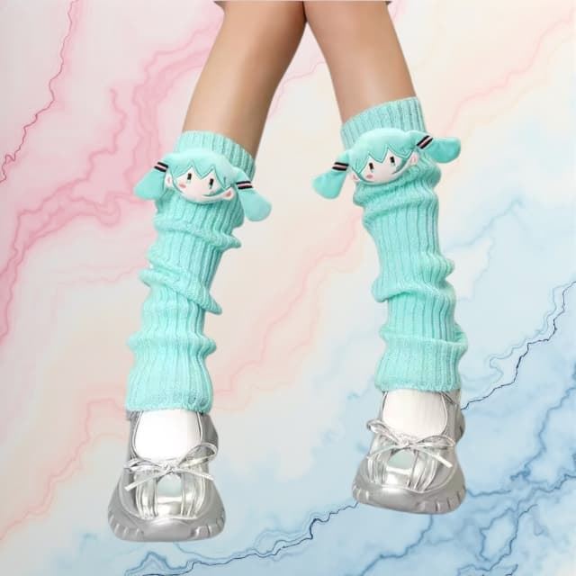 Calentadores de piernas Miku - Imagen 1