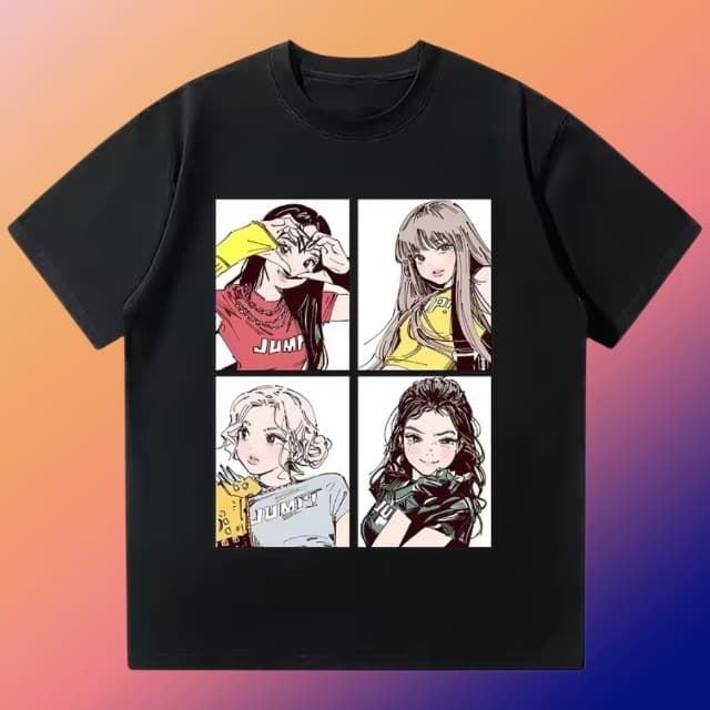Camiseta Black pink - Imagen 1