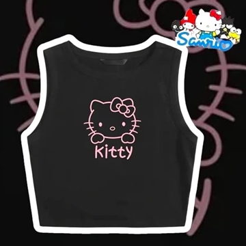 Camiseta corta de Hello Kitty - Imagen 1