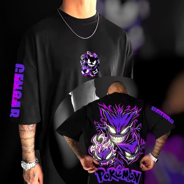 Camiseta Gengar Pokémon - Imagen 3