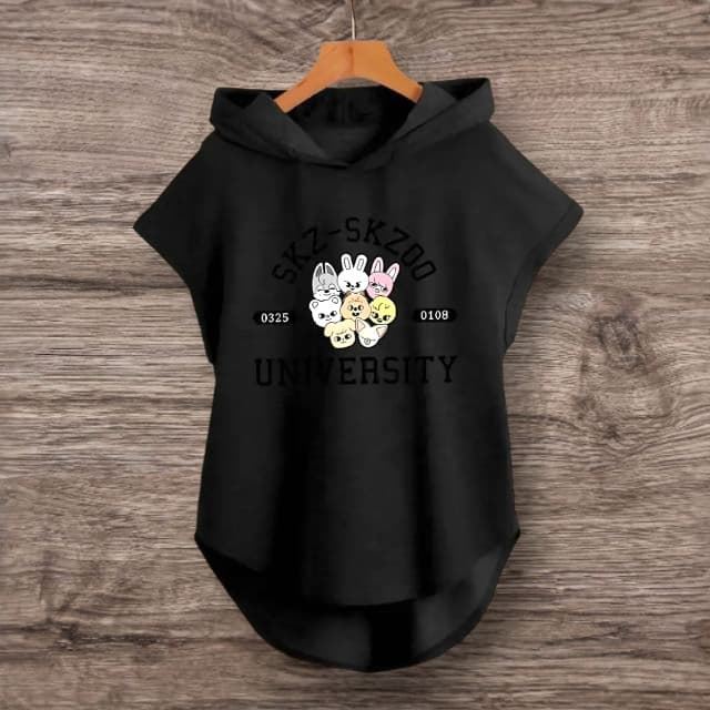 Camiseta larga con capucha Stray kids - Imagen 1