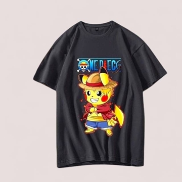 Camiseta Luffy-Picachu - Imagen 1