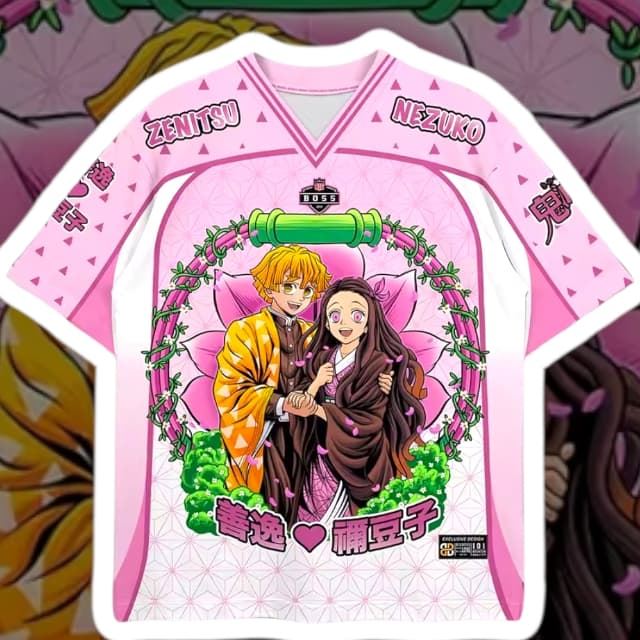 Camiseta Nezuko y Zenitsu - Imagen 1