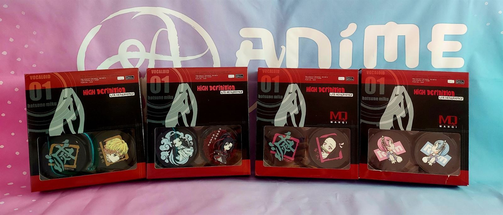 Cascos de anime con cable - Imagen 1