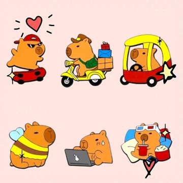 Chapa capibara - Imagen 1