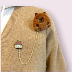 Chapa peluche Capibara - Imagen 1