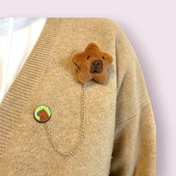 Chapa peluche Capibara - Imagen 2