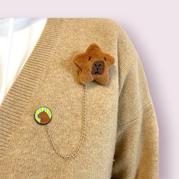 Chapa peluche Capibara - Imagen 2