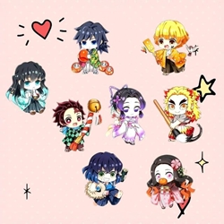 Chapas Demon Slayer - Imagen 1