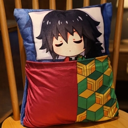 Cojin de Demon Slayer, Tomioka Giyuu - Imagen 1