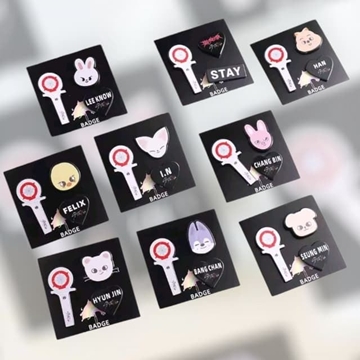 Conjunto 3 broches de Stray kids - Imagen 1