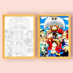 Cuadro iluminado One Piece - Imagen 1