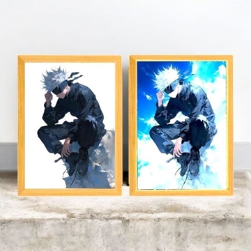 Cuadro iluminado Satoru Gojo - Imagen 1