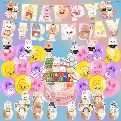 Decoración de la habitacion para cumple Stray kids - Imagen 1