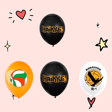 Globos Haikyuu - Imagen 1