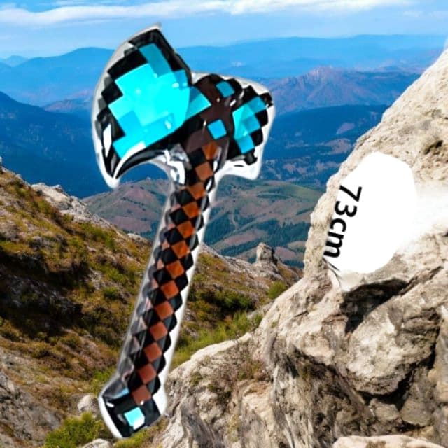 Hacha inflable de Minecraft - Imagen 2