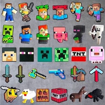 Juego de clips para zapatos Minecraft - Imagen 2