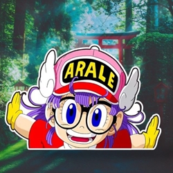 Pegatina Arale - Imagen 1