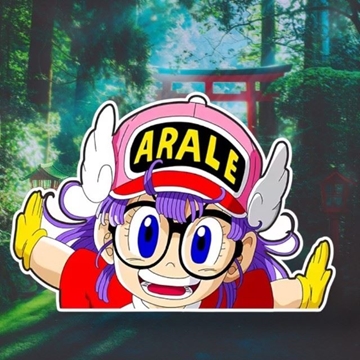 Pegatina Arale - Imagen 1