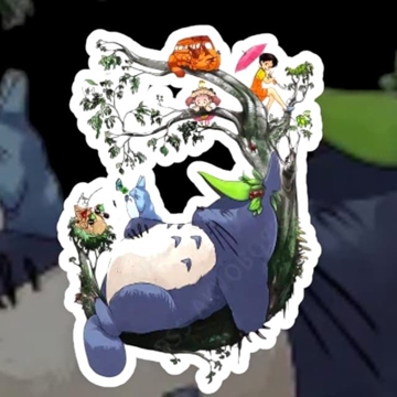 Pegatina Totoro - Imagen 1