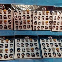 pegatinas de burbujas 3D Demon Slayer, diario, cuaderno, decoración DIY, papelería, regalo para niño - Imagen 2