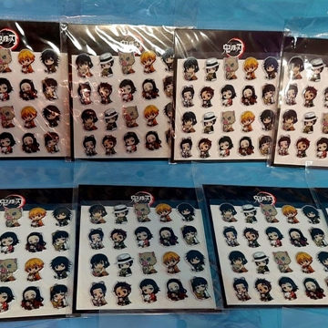 pegatinas de burbujas 3D Demon Slayer, diario, cuaderno, decoración DIY, papelería, regalo para niño - Imagen 2