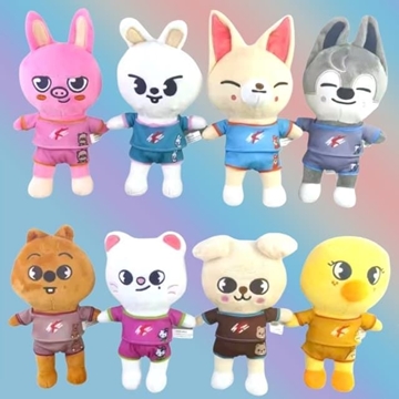 Peluches Stray kids estilo verano - Imagen 1