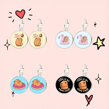 Pendientes capibaras - Imagen 1