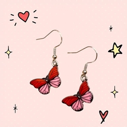 Pendientes mariposas - Imagen 1