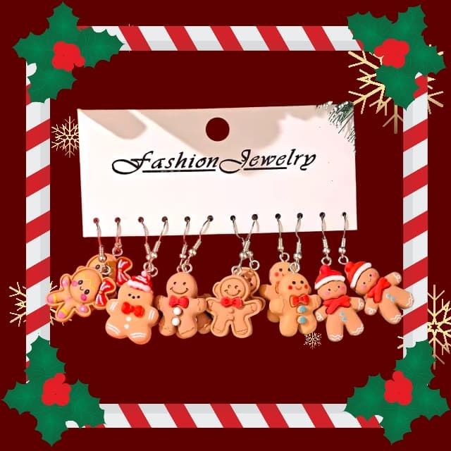 Pendientes navideño - Imagen 1