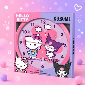 Reloj de pared Kyromi y Hello Kitty - Imagen 1