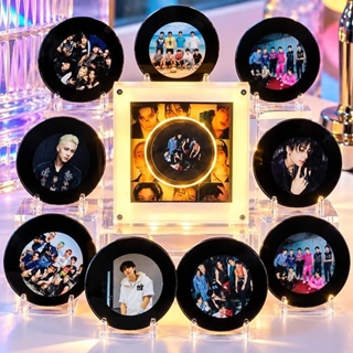 Reproductor musical K POP con luz LED y 9 mini discos nfc Stray kids - Imagen 1