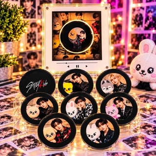 Reproductor musical KPOP con luz LED y 9 mini discos NFC - Imagen 1