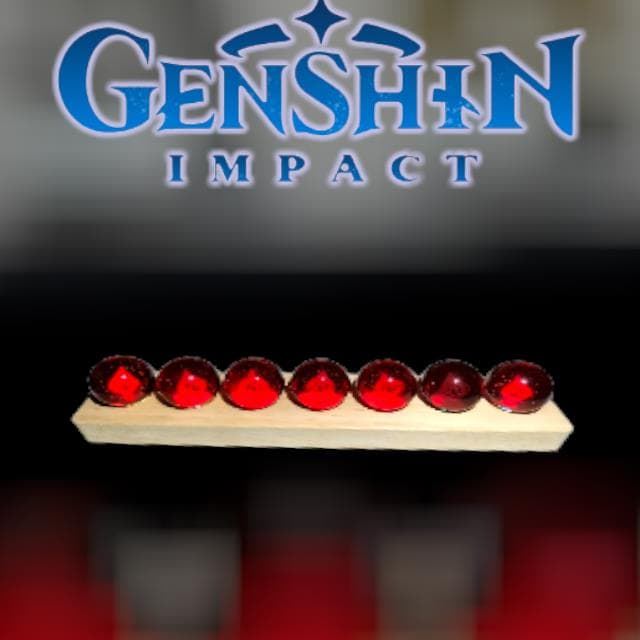 Set bolas de cristal con luz Genshin Impackt - Imagen 1