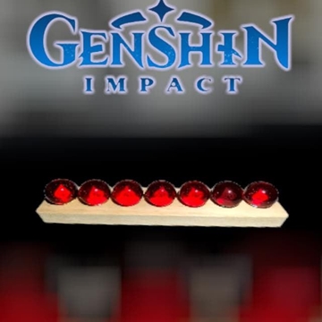 Set bolas de cristal con luz Genshin Impackt - Imagen 1