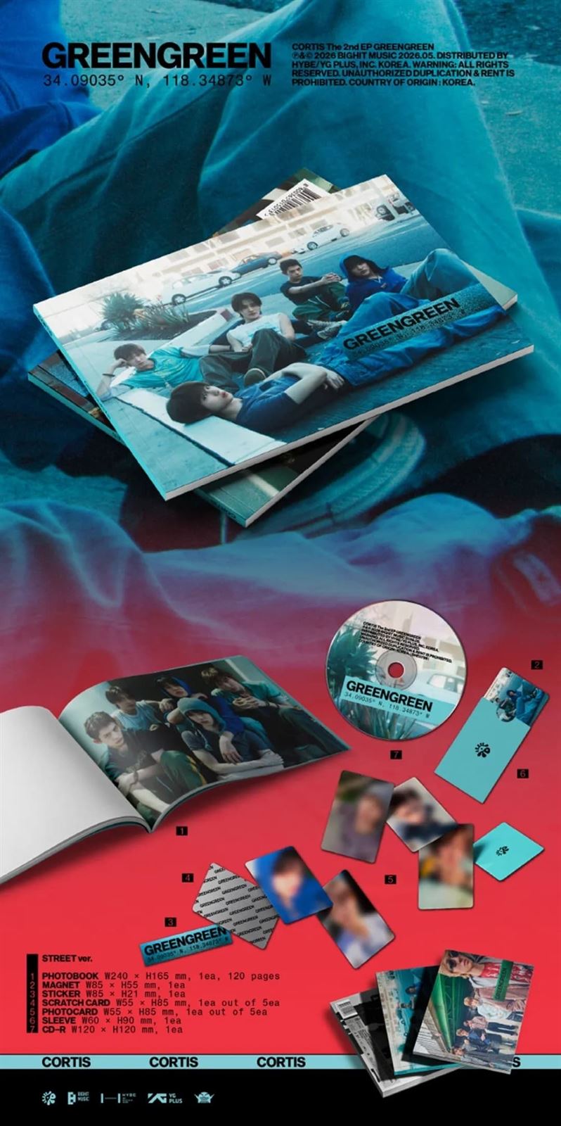 Set con CD Cortis - Imagen 1