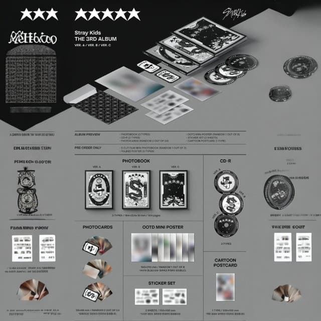 Set con CD disco de Stray kids - Imagen 2