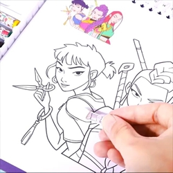 Set de arte Demon Hunters - Imagen 2