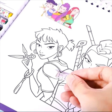 Set de arte Demon Hunters - Imagen 2