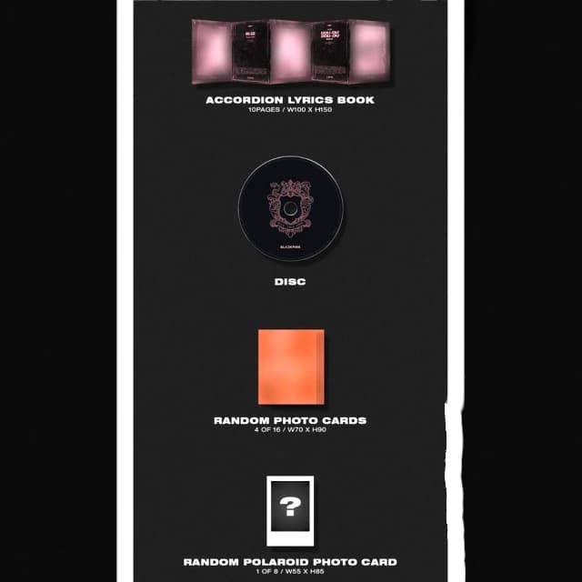 Set de Blackpink con CD disco - Imagen 4