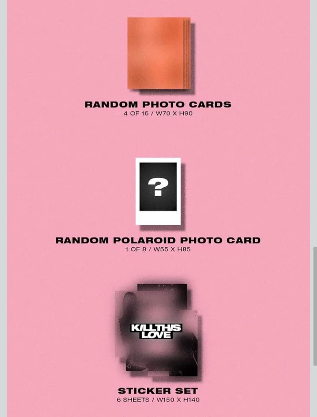 Set de Blackpink con CD disco - Imagen 3