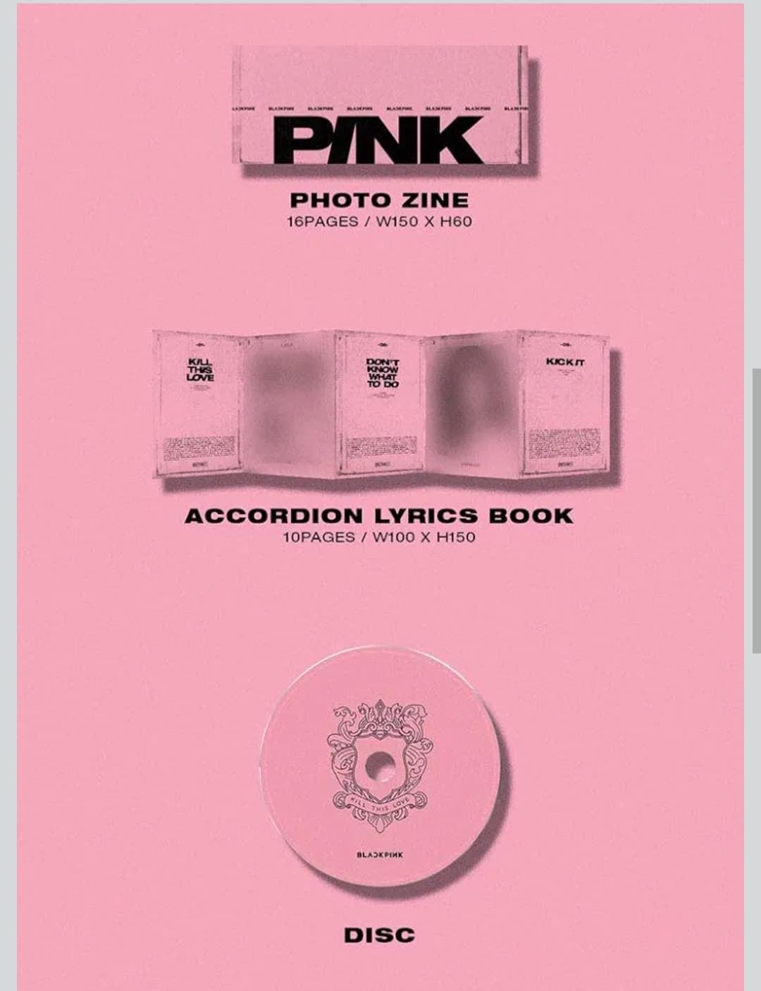 Set de Blackpink con CD disco - Imagen 4