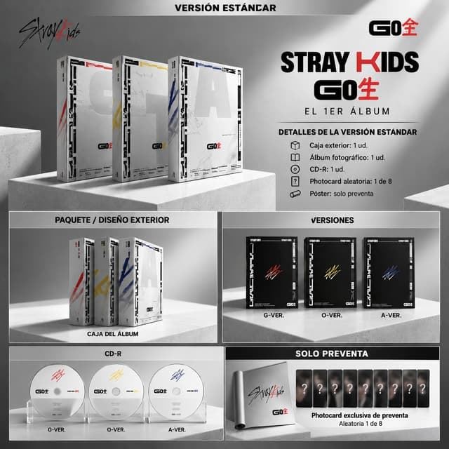 Set de Stray kids - 1st Album GO LIVE - Imagen 2