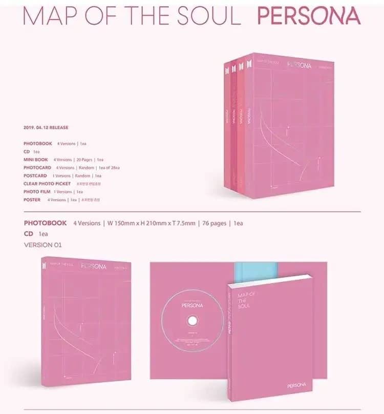 Set Map of the soul; persona - Imagen 2