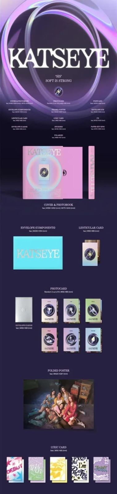 Set Sis con CD disco de Katseye - Imagen 2